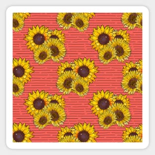 Summer sunflowers Sticker